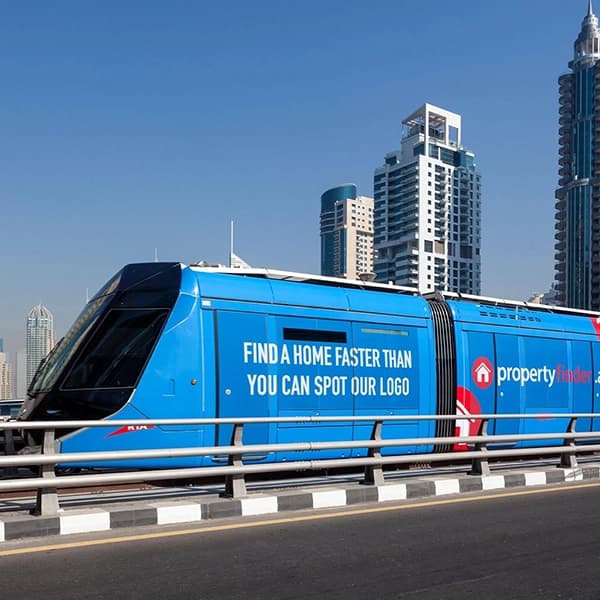 Dubai Tram Advertising