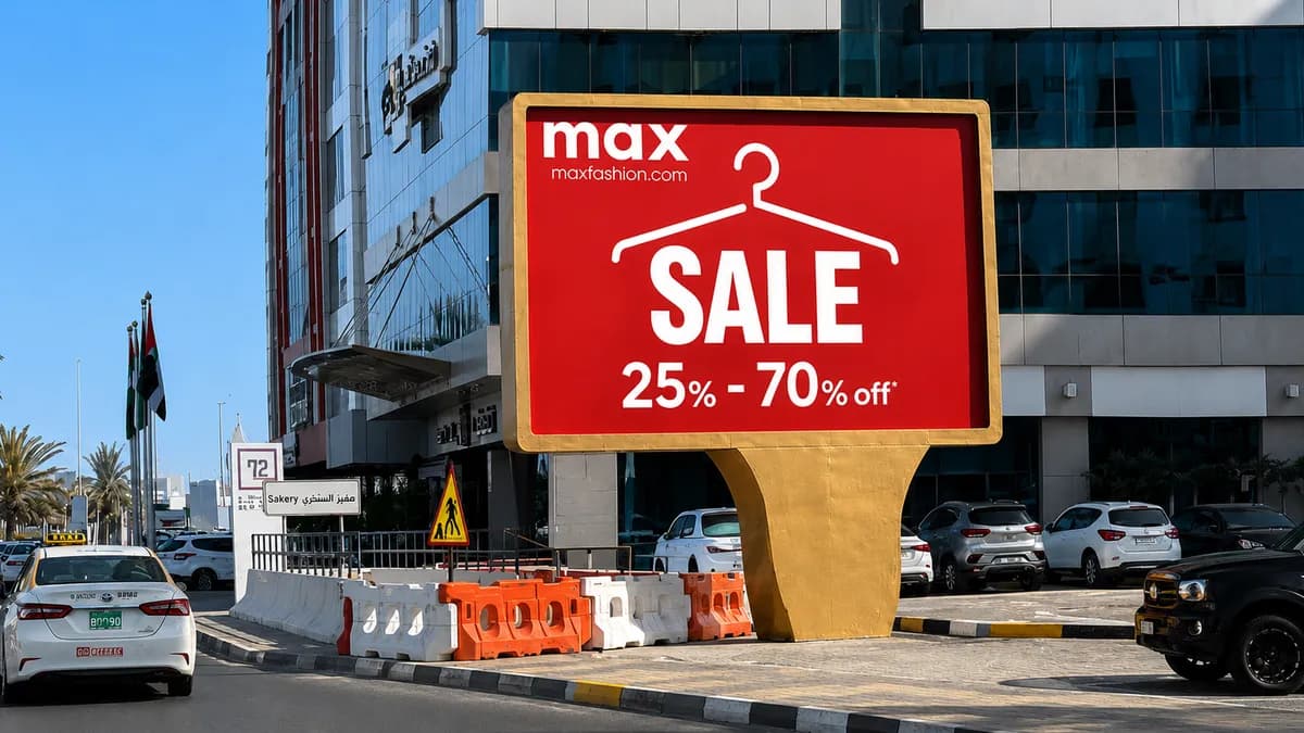 Max Fashion Launches Summer Sale OOH Campaign 