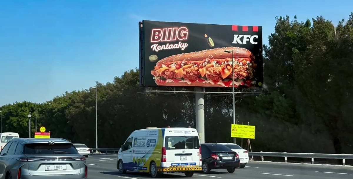 Big Hunger Meets Big Impact as KFC’s Big Kentucky Dominates UAE OOH