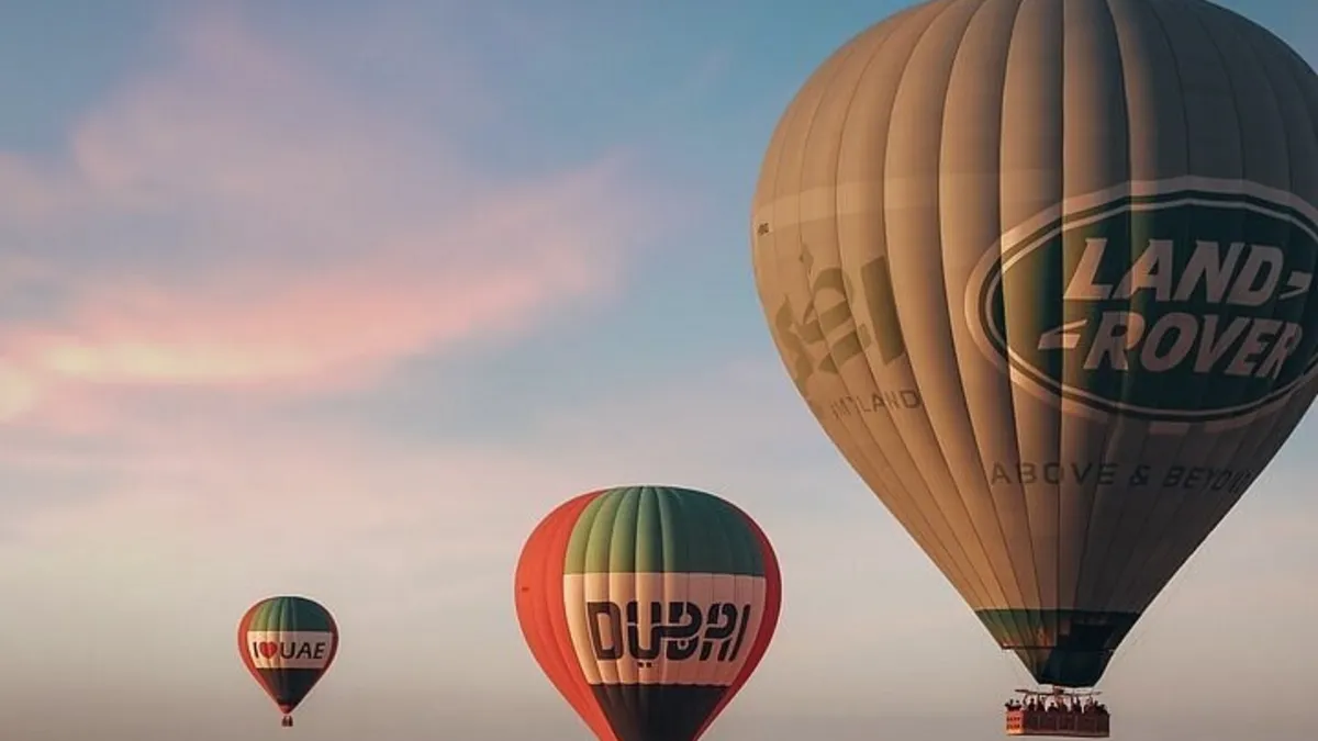 Take Your Brand Higher with Hot Air Balloon Advertising in Dubai