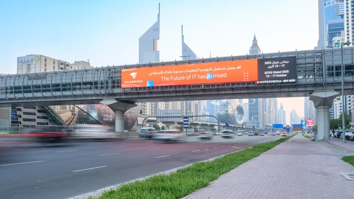 SolarWinds Across Dubai’s Prime OOH Network: SZR, DXB Airport and Metro Impact