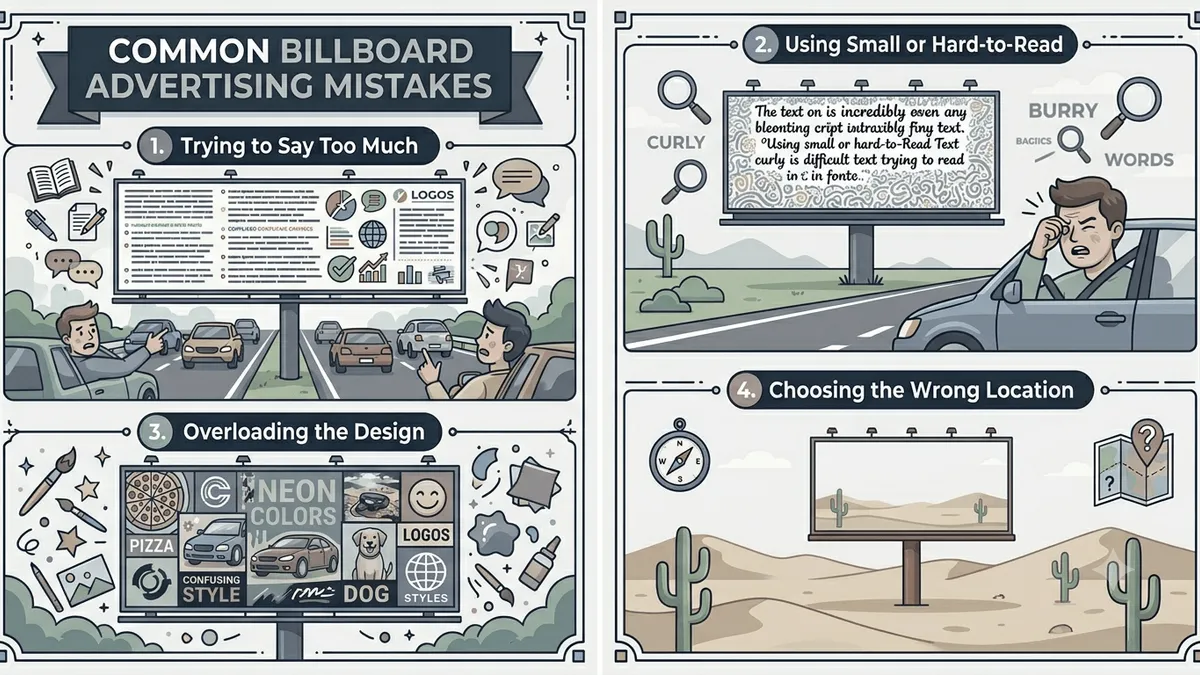 Common Billboard Advertising Mistakes and How to Avoid Them