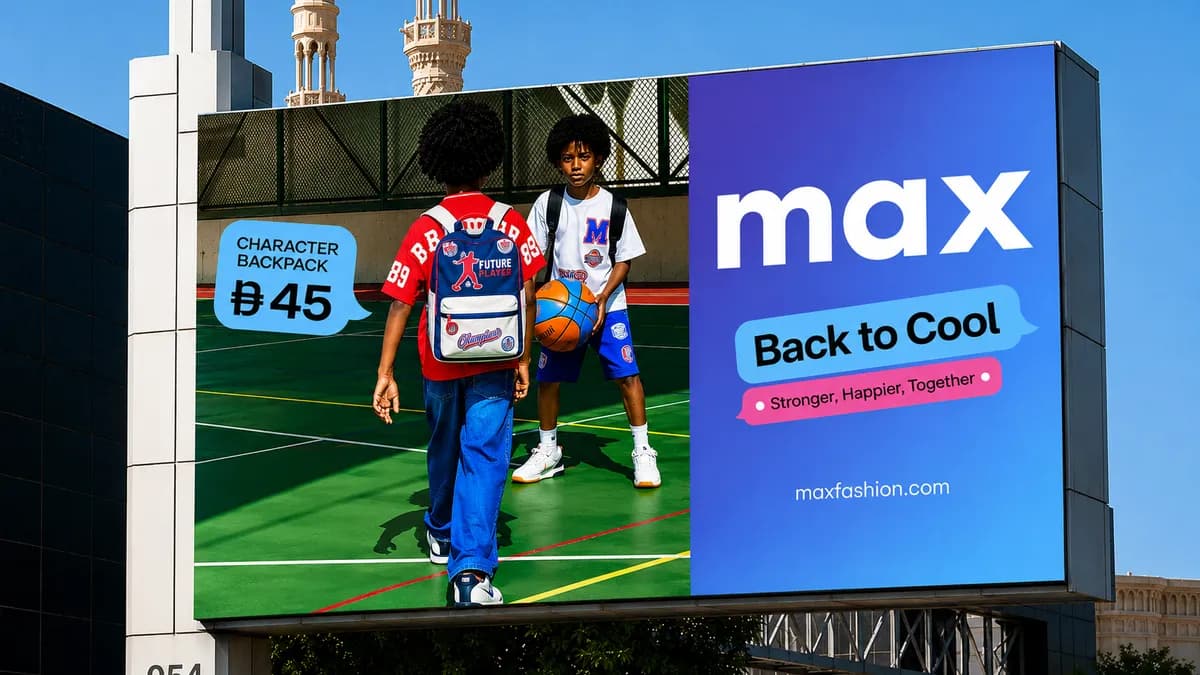 Max Fashion Unveils UAE Back-to-School Billboard Campaign