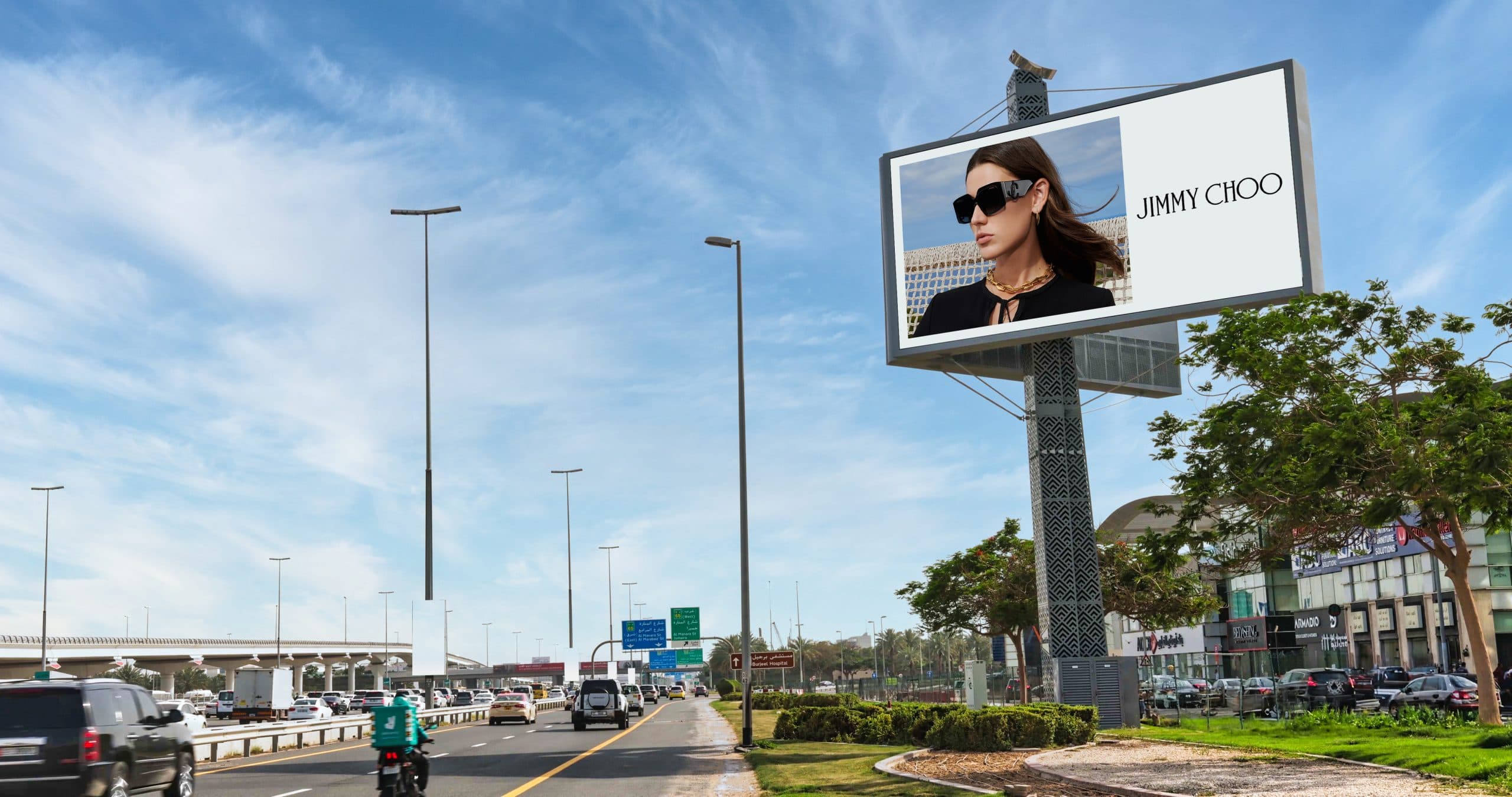 Jimmy Choo Eyewear’s Digital OOH Success on Sheikh Zayed Road