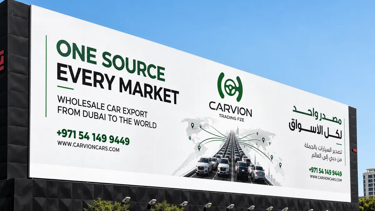 Carvion Launches New Outdoor Campaign in Dubai